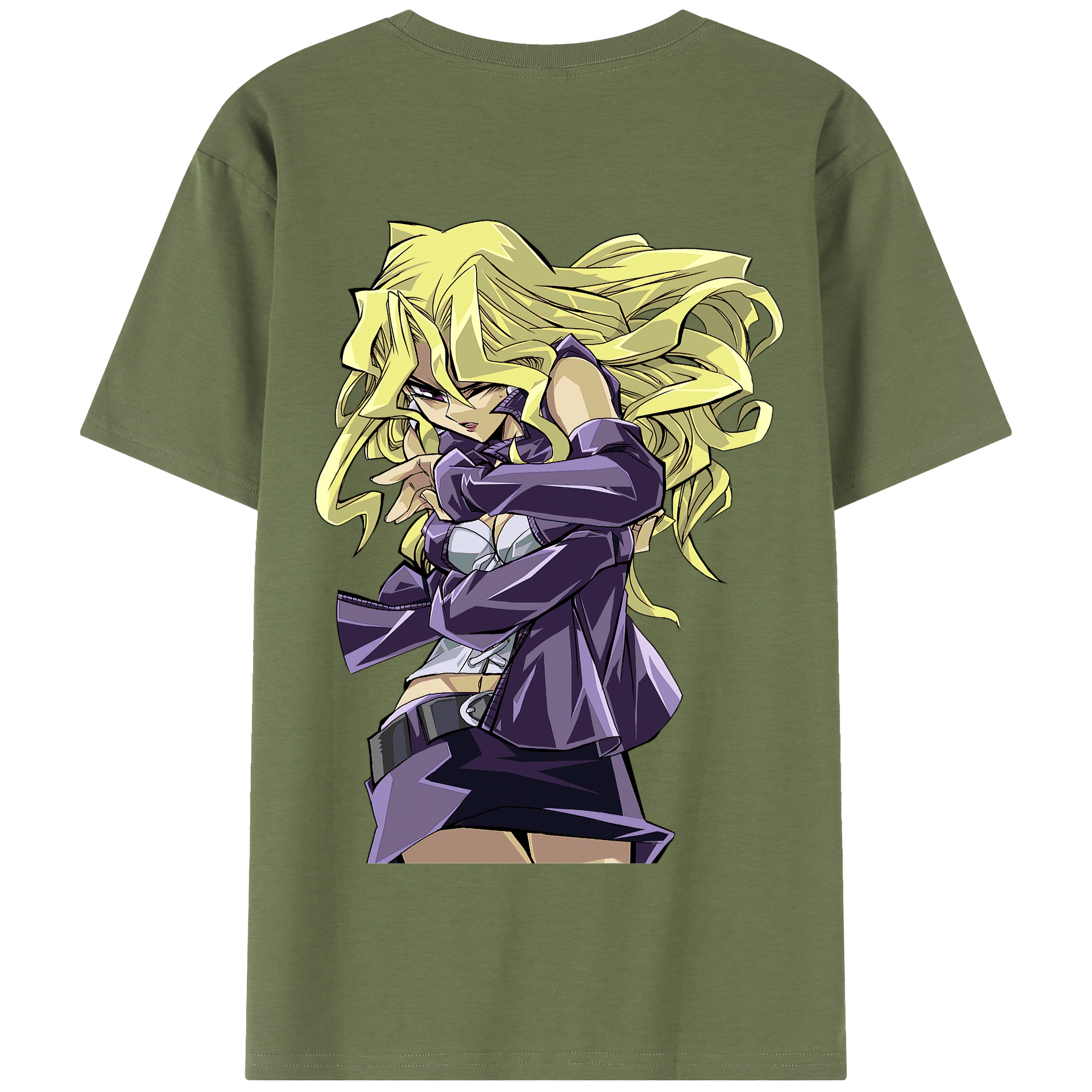 （画像用） 遊☆戯☆王 Yu-Gi-Oh! 綿100％半袖Tシャツ（背面プリント）